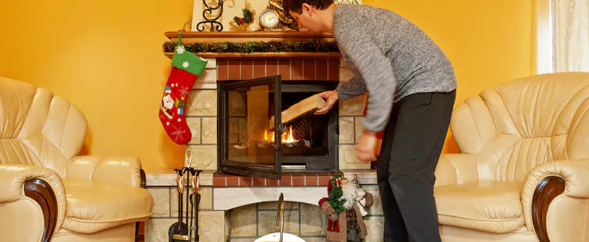 Gas to Wood-Burning Fireplace Conversion Services in Shirley, New York
