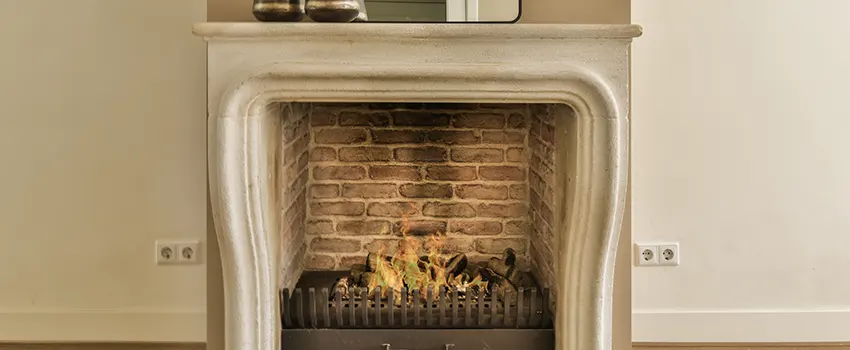 Vintage-style Fireplace Redesign in Shirley, New York