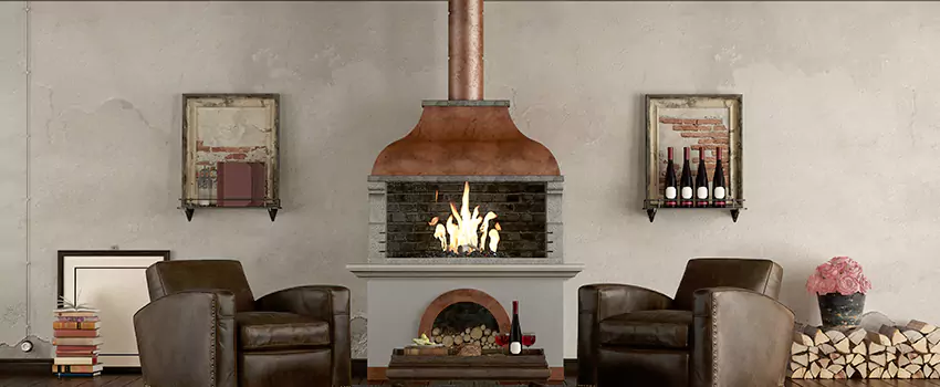 Thelin Hearth Products Providence Pellet Insert Fireplace Installation in Shirley, NY
