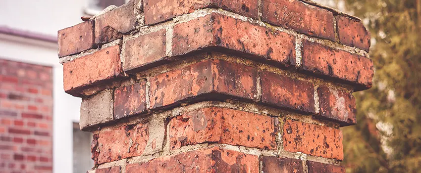 Cracked Chimney Bricks Repair Cost in Shirley, New York